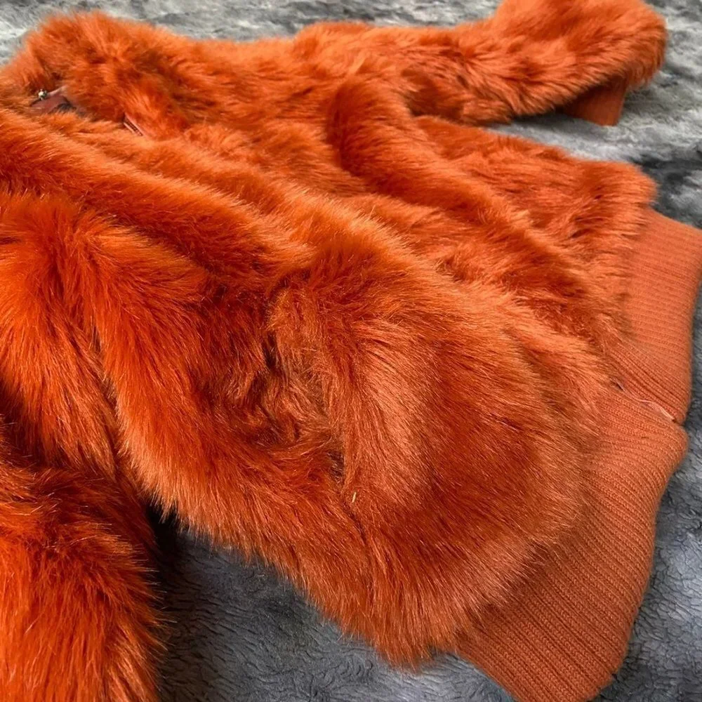 Banana Republic Faux Fur Bomber
